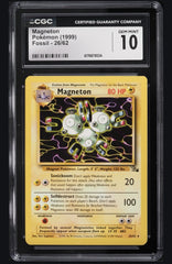 🔥 Magneton 26/62 Pokemon Fossil~ GRADE 10! FAST SHIP SHOOT OFFER💨
