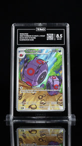 ‼️WHIRLIPEDE 2025 POKÉMON SCARLET & VIOLET BLACK BOLT #133/086~ TAG GRADE 8.5!💨