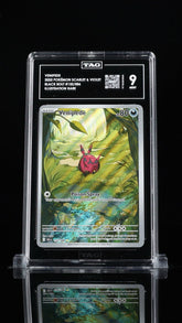 ‼️VENIPEDE 2025 POKÉMON SCARLET & VIOLET BLACK BOLT #132/086 TAG GRADE 9!💨