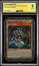 🔥 Dracotail Pan Super Rare JUSH-EN003 Justice Hunters Yu-Gi-Oh 1st Ed~MBA 9💨