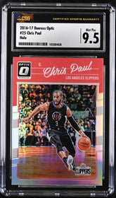 ‼️2016-17 Donruss Optic #25 Chris Paul Holo GRADE 9.5 ~ POP 1 ~ SHOOT OFFER💨