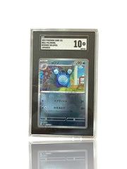 ‼️Poliwhirl PokeBall 061/165: Pokemon 151 Holo Japanese GRADE 10~SHOOT OFFER!💨