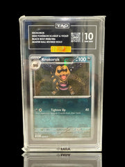 🐊 Krokorok MasterBall #058 Black Bolt TAG GRADE 10 GOLD DIAMOND PRISTINE MBA™️