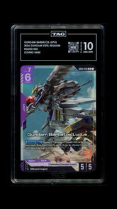 ‼️ GUNDAM BARBATOS LUPUS 2026 STEEL REQUIEM #GD03-050 LEGEND RARE TAG GRADE 10💨