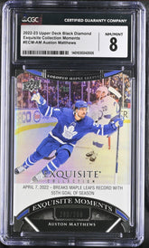 ‼️2022-23 UD Black Diamond Exquisite Collection Moments Auston Matthews POP 1!💨