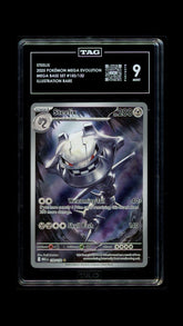 💙 Steelix 150/132 Mega Evolution Holo TAG GRADE 9! SAME DAY SHIP SHOOT OFFER💨