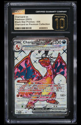 ‼️Charizard ex Pokémon (2023) Black Star Promos - 056- GRADE 10 PRISTINE 💨