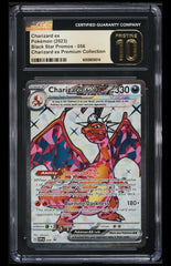 ‼️Charizard ex Pokémon (2023) Black Star Promos - 056- GRADE 10 PRISTINE 💨