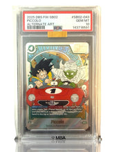 🚨 2025 DBS: Fusion World SB02 043 Piccolo~ PSA 10 PRISTINE GOLD DIAMOND MBA!💎