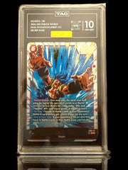 🚨 Dragon Ball Super Dual Evolution Gogeta BR~TAG 10 GOLD DIAMOND MBA POP 1 💎