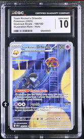 ‼️Team Rocket's Orbeetle 198/182: Destined Rivals Holo GRADE 10! FAST SHIP!💨