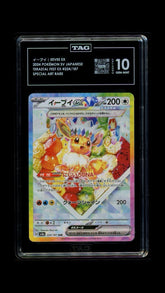 π Eevee ex #224 Terastal Fest Ex Holo JPN TAG GRADE 10! LOWER POP!π¨