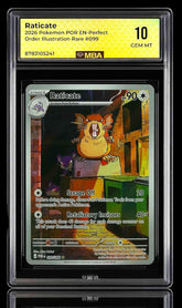 π¨ Raticate 099/088 Pokemon Perfect Order Holo~ MBA GRADE 10~ SHOOT OFFER!π¨