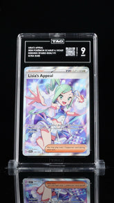 ‼️Lisia's Appeal 234/191 Sv08: Surging Sparks Holo TAG GRADE 9! SHIPS SAME DAY💨