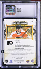 ‼️2022-23 Upper Deck Premier - Rookies Noah Cates #119 Autographs GRADED💨