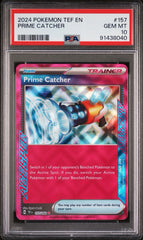 ‼️2024 POKEMON TEF EN PRIME CATCHER PSA GRADE 9! SHIPS SAME DAY💨