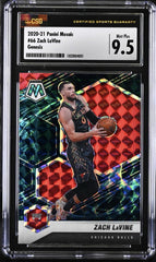 ‼️2020-21 Panini Mosaic - Zach LaVine #66 Genesis Mosaic Prizm POP 1💨 GRADE 9.5