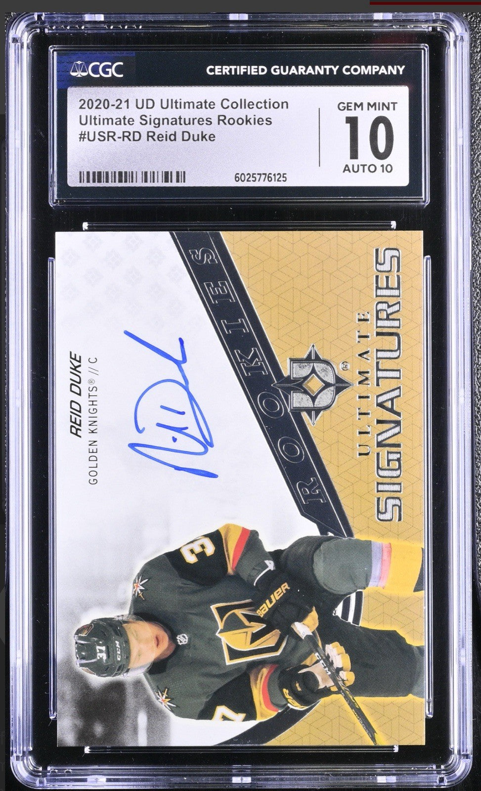 ‼️2020-21 UD Ultimate Collection Signature Rookies Reid Duke GRADE 10!💨 POP 1!