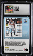 ‼️2021-22 Panini Hoops Winter SLAM Cover #145 Chris Paul Holo GRADE 10!💨