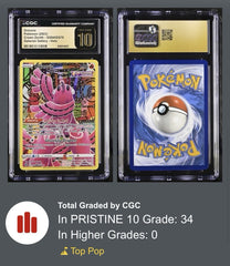 ‼️Pokemon Oricorio GG04 Crown Zenith IR~ GRADE 10 PRISTINE GOLD LABEL TOP POP!💨
