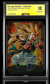 🔥 Energy Marker Gotenks 2026 DBS Fusion World~ MBA GRADE 10~SHOOT OFFER💨
