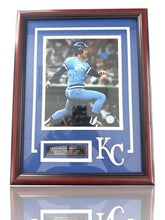 ⚠️14x18” Framed Kansas City Royals HOF George Brett~COA~HIGH QUALITY SHOOT OFFER