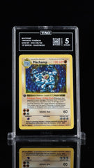 ‼️Machamp - (Base Set Shadowless) 008/102 Deck Exclusives Holo GRADED TAG💨