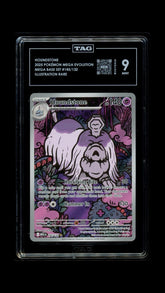 ‼️Houndstone 145/132 Mega Evolution Holo TAG GRADE 9! FAST SHIP SHOOT OFFER!💨