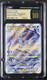 ‼️Glaceon VSTAR Pokémon (2023) Crown Zenith ~CGC PRISTINE 10! SHIPS SAME DAY💨