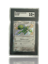 ‼️Pokemon Scizor 191/091: Paldean Fates BABY SHINY GRADE 10! SAME DAY SHIP!💨
