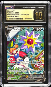 🌟Starmie V TG13~Astral Radiance Trainer Gallery GRADE 10 PRISTINE GOLD LABEL!💨