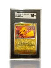 ‼️Pokemon Pikachu 051/162: Temporal Forces Reverse Holo GRADE 10~ SHOOT OFFER💨