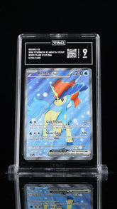 ‼️KELDEO EX 2025 POKÉMON SCARLET & VIOLET WHITE FLARE #159 ULTRA RARE TAG 9💨