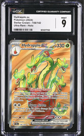 ‼️Pokemon Hydrapple ex 156/142: Stellar Crown Holo GRADE 9~FAST SHIPPING💨