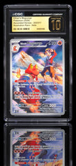 💎 Ethan's Magcargo 222 Pokemon Ascended Heroes GRADE 10 PRISTINE GOLD LABEL!💨