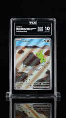 🔥 Larvitar 203/197 Obsidian Flames Holo TAG GRADE 10! RANKED #1! SHOOT OFFER💨