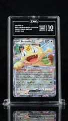 😻 Meowth ex 062/088 Perfect Order Holo TAG GRADE 10! SHOOT OFFER!💨
