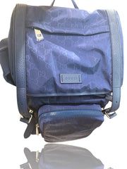 🌟NEW GUCCI Blue Medium Nylon & Leather Guccissima Backpack~SHOOT OFFER!💨