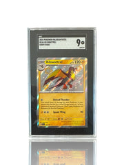 ‼️Pokemon Kilowattrel 146/091: Paldean Fates Holo GRADE 9! FAST SHIP~SHOOT OFFER