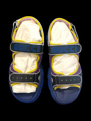 🔥NEW GUCCI MENS SANDALS BLUE & PURPLE RARE! GUCCI SIZE 13~SAME DAY SHIP!💨