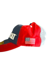 ‼️CAT HAT RED/BLUE & AMERICA SNAPBACK! FAST SHIP~SHOOT OFFER!💨
