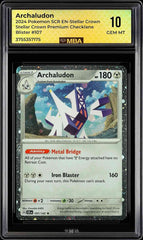 ⚠️Archaludon Pokemon Cosmos Holo #107~ MBA GRADE 10 POP 1~ FAST SHIP SHOOT OFFER