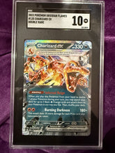 ‼️2023 POKEMON OBSIDIAN FLAMES #125 CHARIZARD EX DOUBLE RARE GRADE 10💨