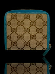🌀 RARE NEW W/ TAGS GUCCI~Coin Purse Sky Blue~ FAST SHIP SHOOT OFFER💨