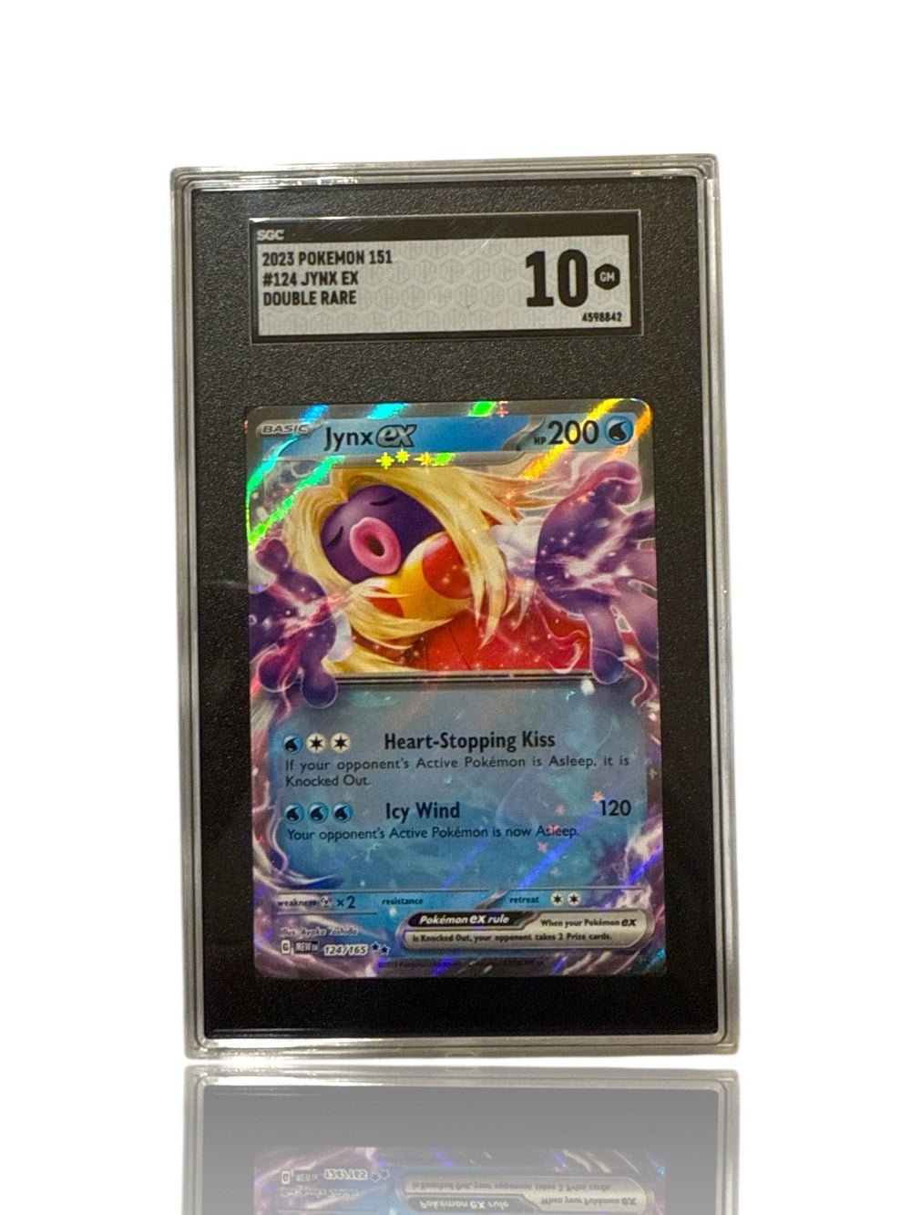 ‼️Pokemon Jynx ex 124/165: Scarlet & Violet 151 Holo GRADE 10! SHOOT OFFER!💨