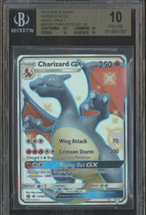 2019 Pokémon Sun & Moon Hidden Fates Shiny Charizard GX #SV49 BGS 10 PRISTINE 🔥