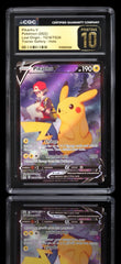 🔥 Pikachu V TG16 Lost Origin Trainer GRADE 10 PRISTINE GOLD LABEL TOP POP!💨