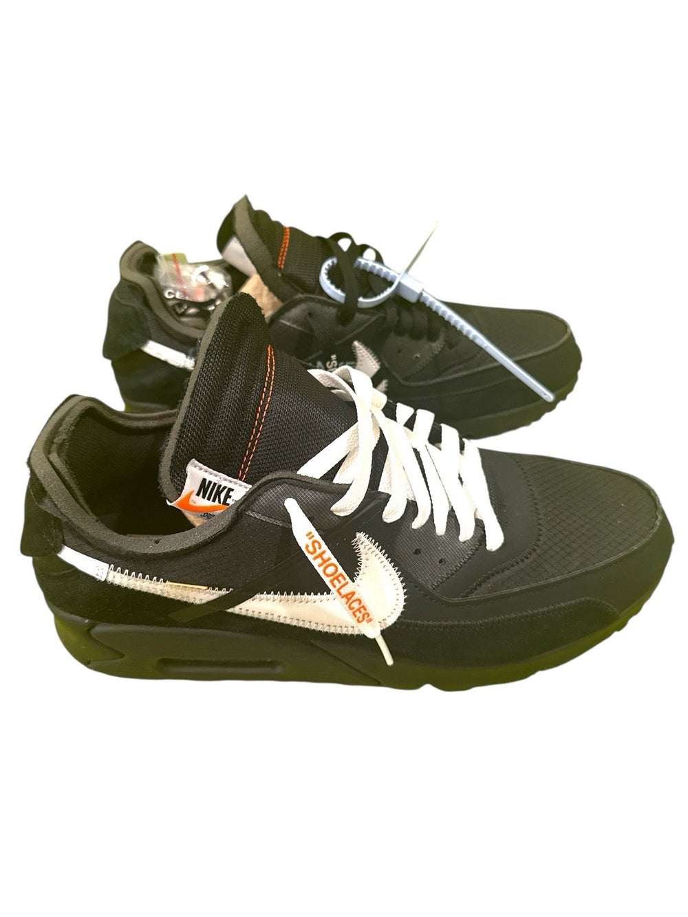 ‼️Size 13 - Nike Air Max 90 x OFF-WHITE Black 2019~NEW IN BOX! FAST SHIPPING!💨