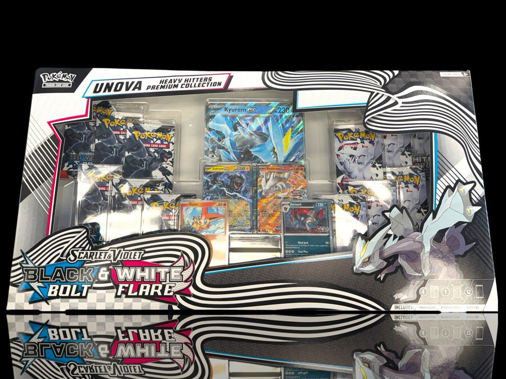 💎 Pokémon Black Bolt & White Flare Unova Heavy Hitters Premium Collection💨