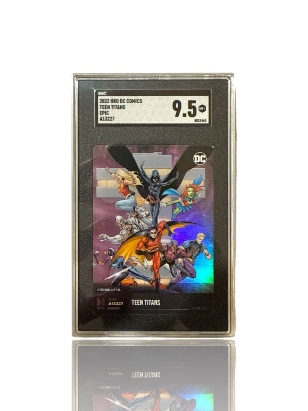 ‼️DC COMICS TEEN TITANS EPIC CARD GRADE 9.5! FAST SHIPPING ~ SHOOT OFFER!💨